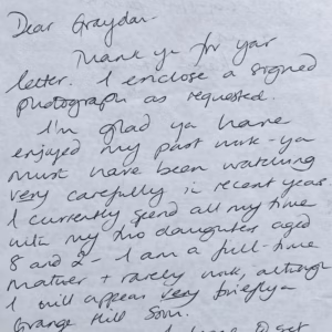 Karen Gledhill Autograph