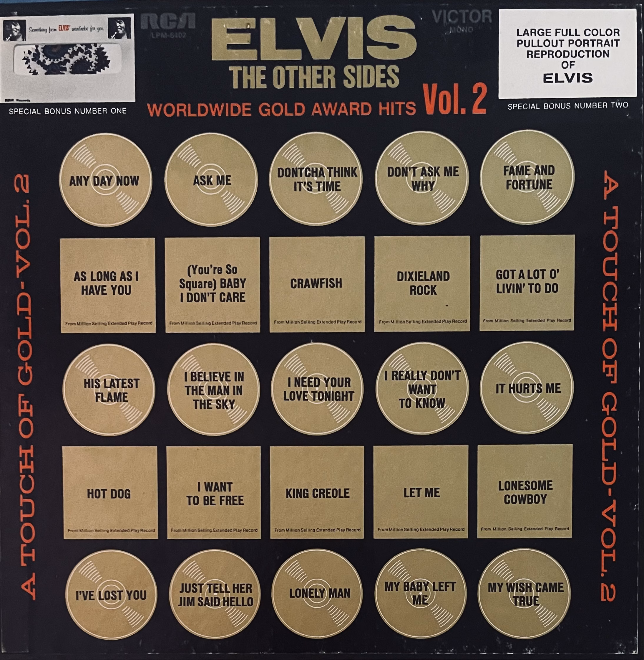 Elvis Presley Worldwide Gold Award Hits Vol 2