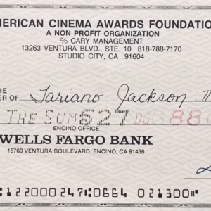 Tariano Jackson II Autograph