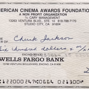 Chuck Jackson Autograph