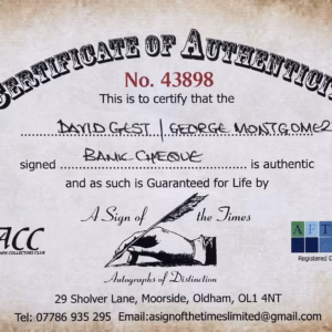 George Montgomery Autograph