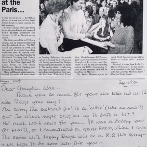 Pat Coombs Autograph