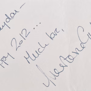 Anastasia Griffith Autograph