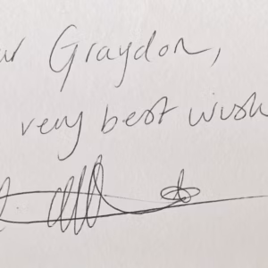 Katie Griffiths Autograph
