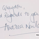Andrea Newland Autograph
