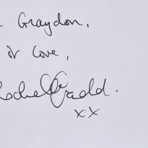 Rochelle Gadd Autograph