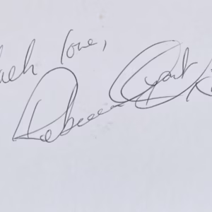 Rebecca Grant Autograph
