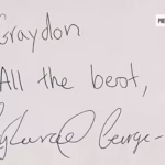Angharad George-Carey Autograph