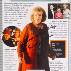 Jacqueline King Signed Page