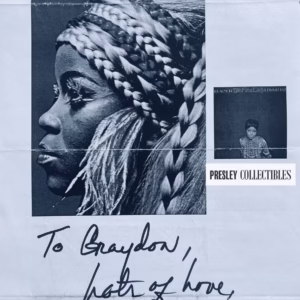 P P Arnold Autograph