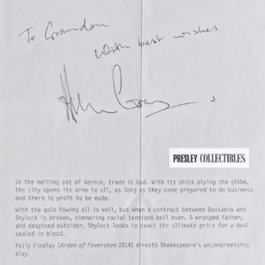 Helen Grady Autograph
