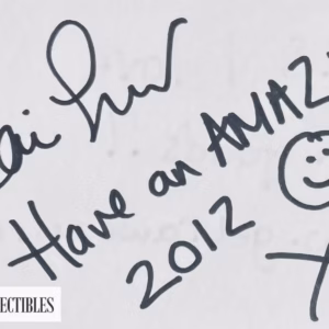 Elaine Glover Autograph