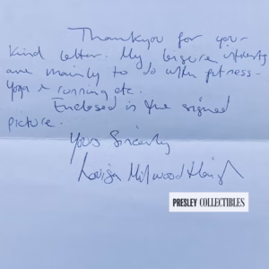 Louisa Millwood-Haigh Autograph