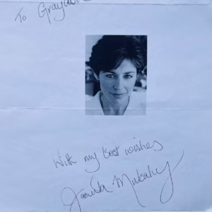 Jacinta Mulcahy Autograph