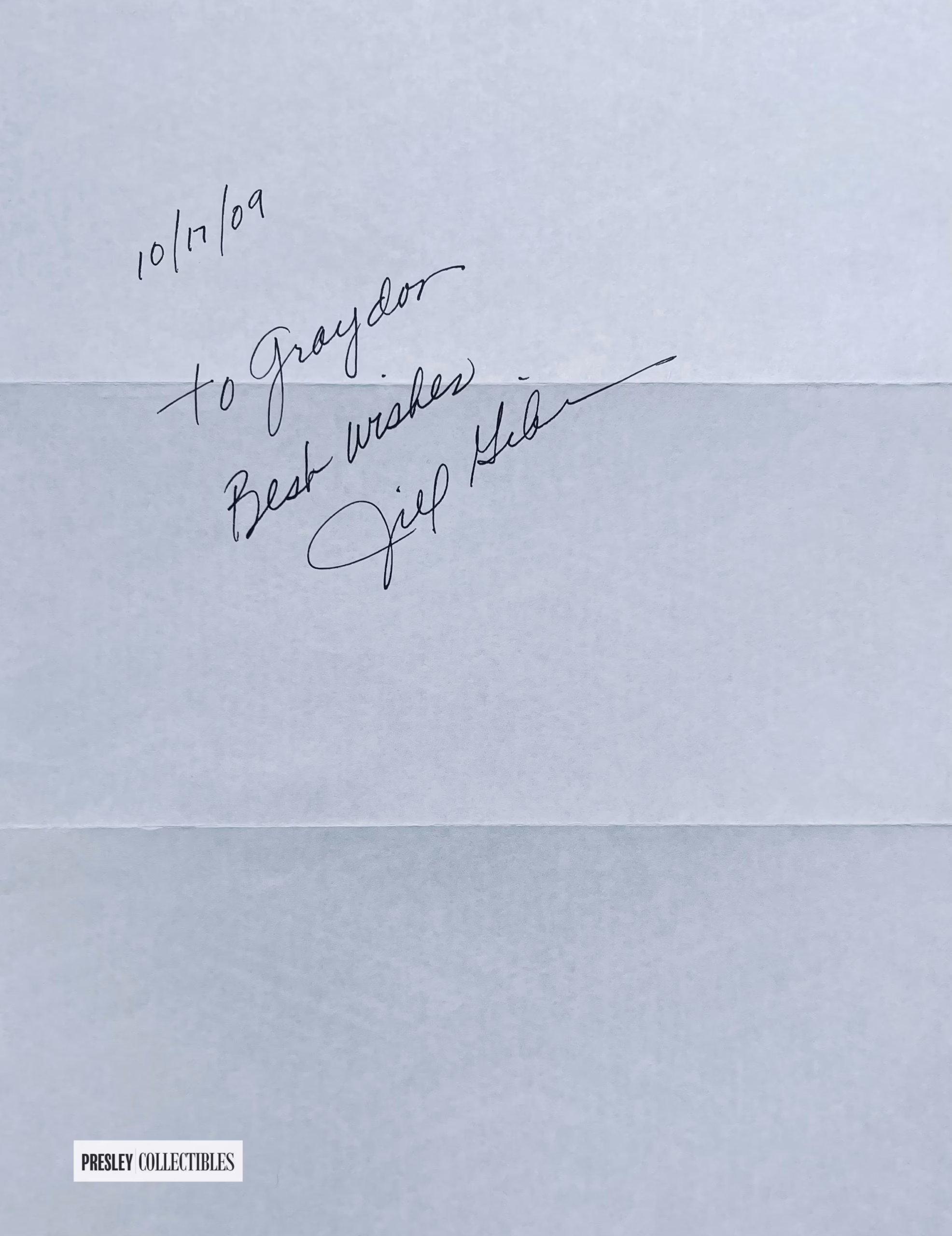 Jill Gibson Autograph