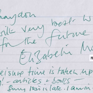 Elizabeth Morgan Autograph