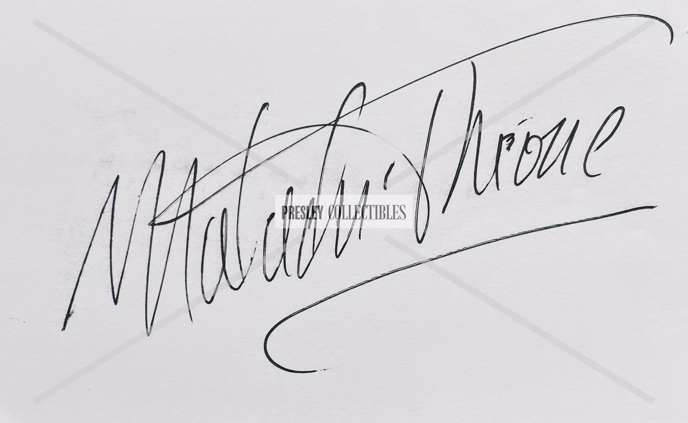 Malachi Throne Autograph