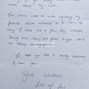 Zoë George Autograph