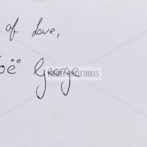 Zoë George Autograph
