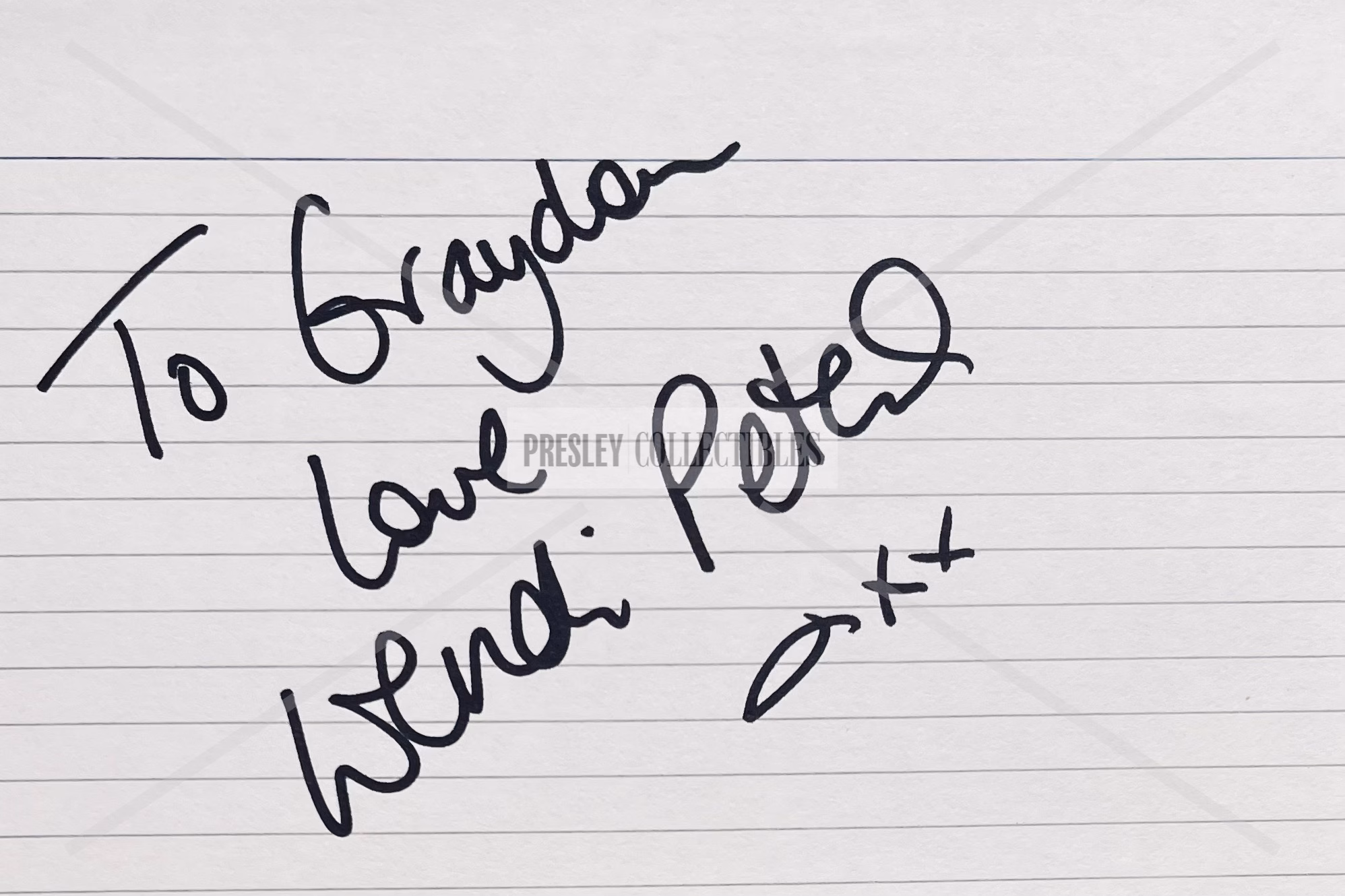 Wendi Peters Autograph