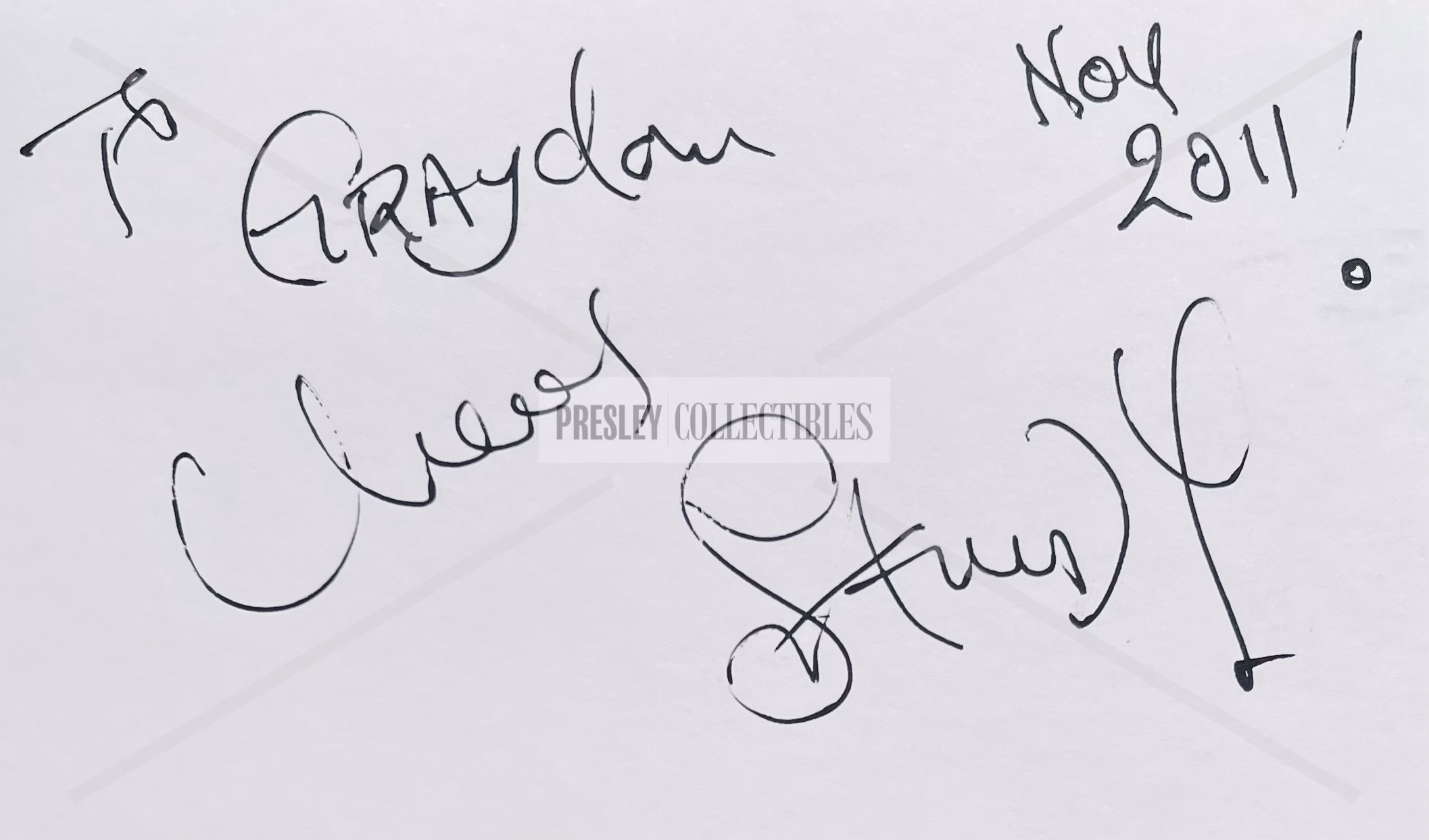 Sandy Newman Autograph