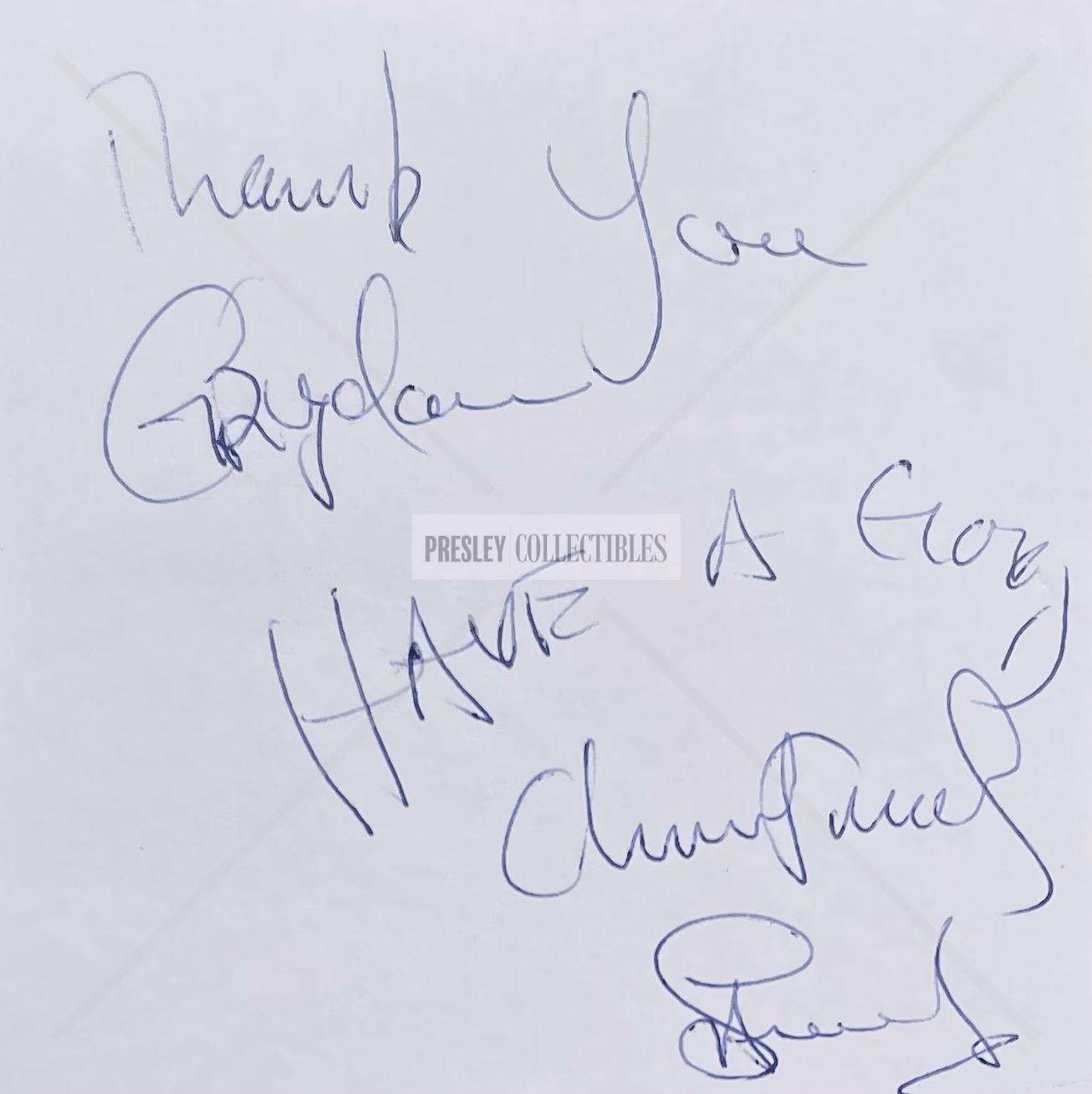 Sandy Newman Autograph