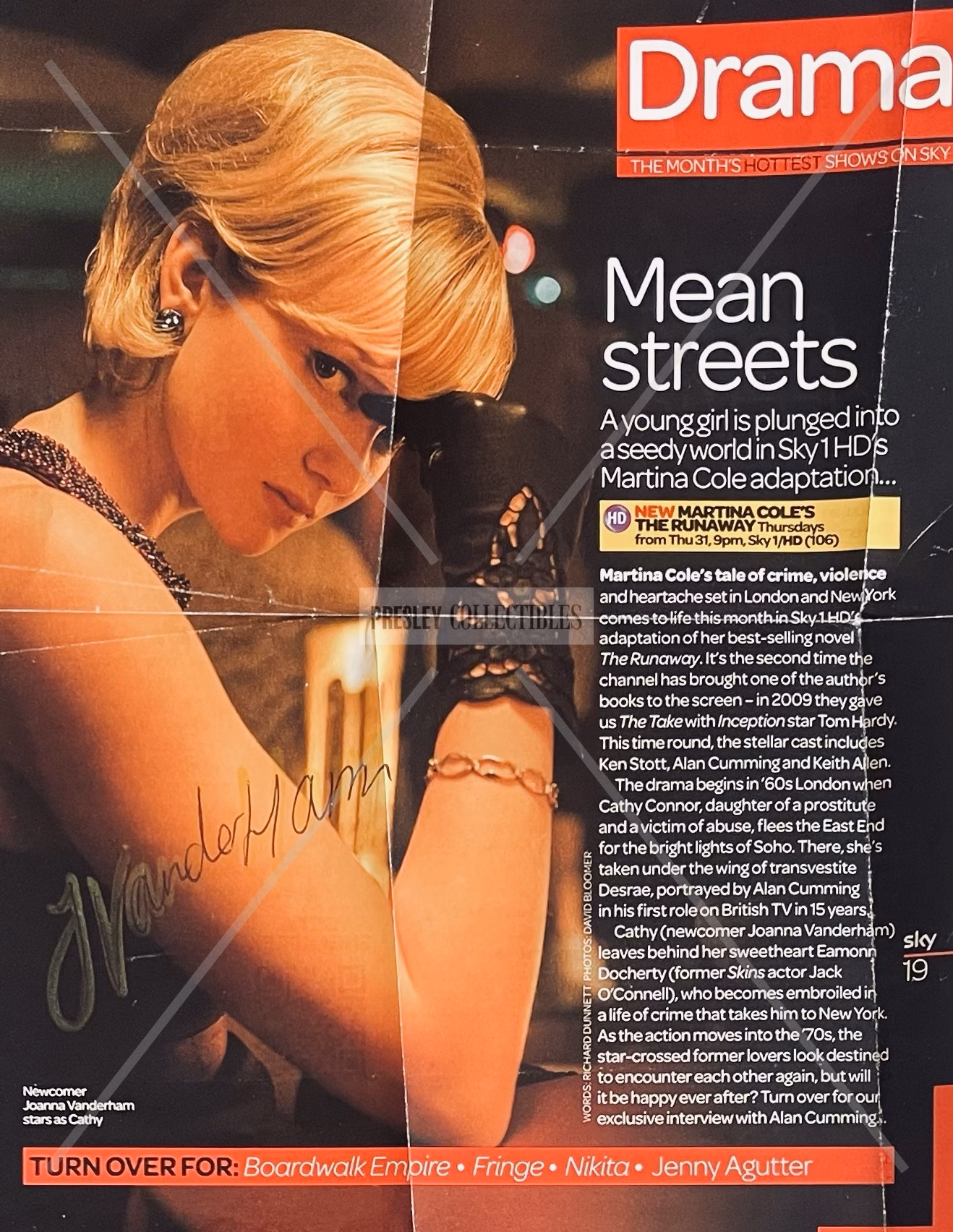 Joanna Vanderham Autograph
