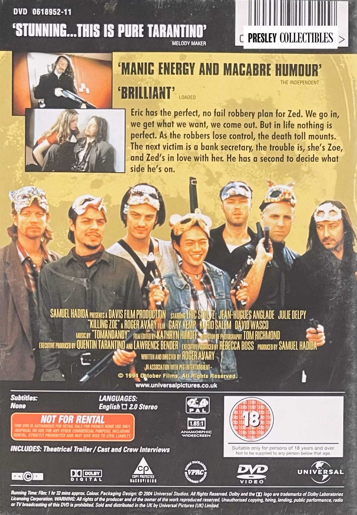 Eric Stoltz Autograph