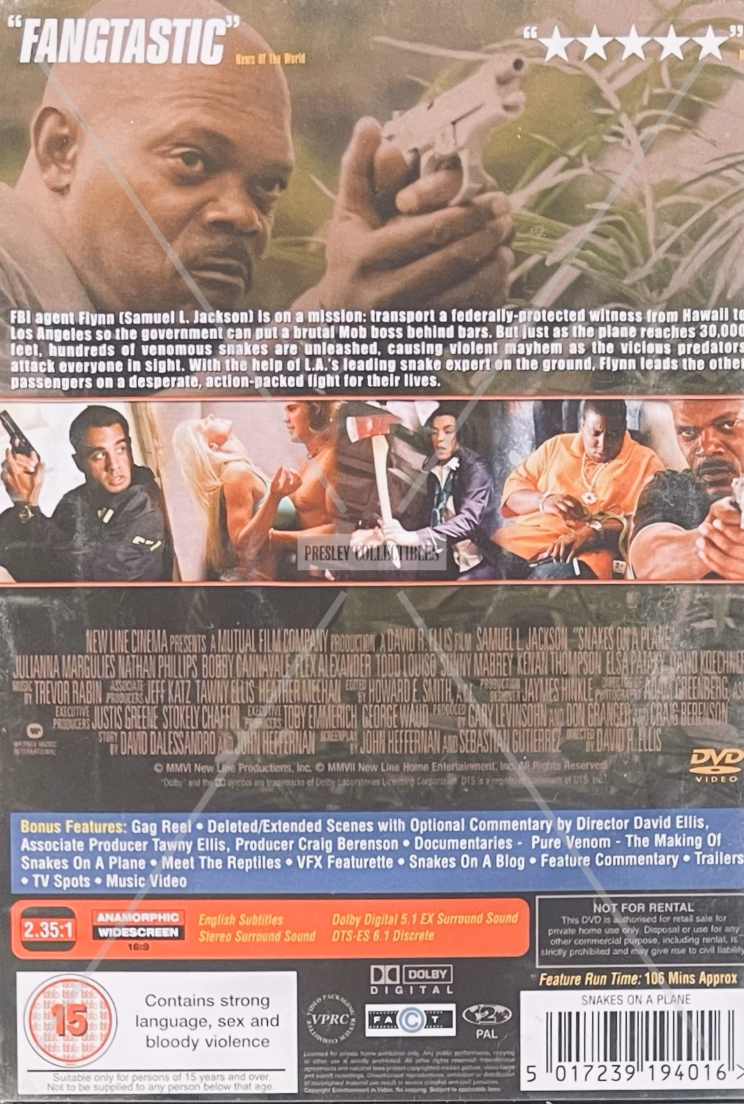 Samuel L. Jackson Autographed DVD