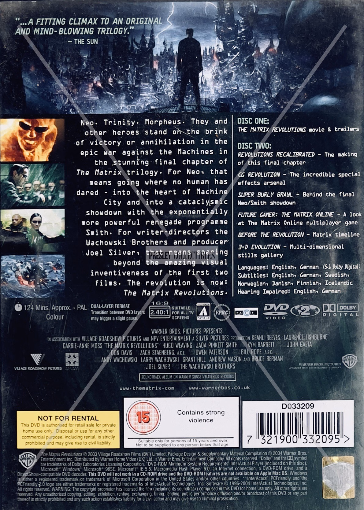 Keanu Reeves Matrix Revolutions