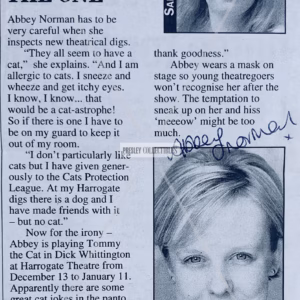 Abbey Norman Autograph