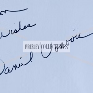 Daniel Vosovic Autograph