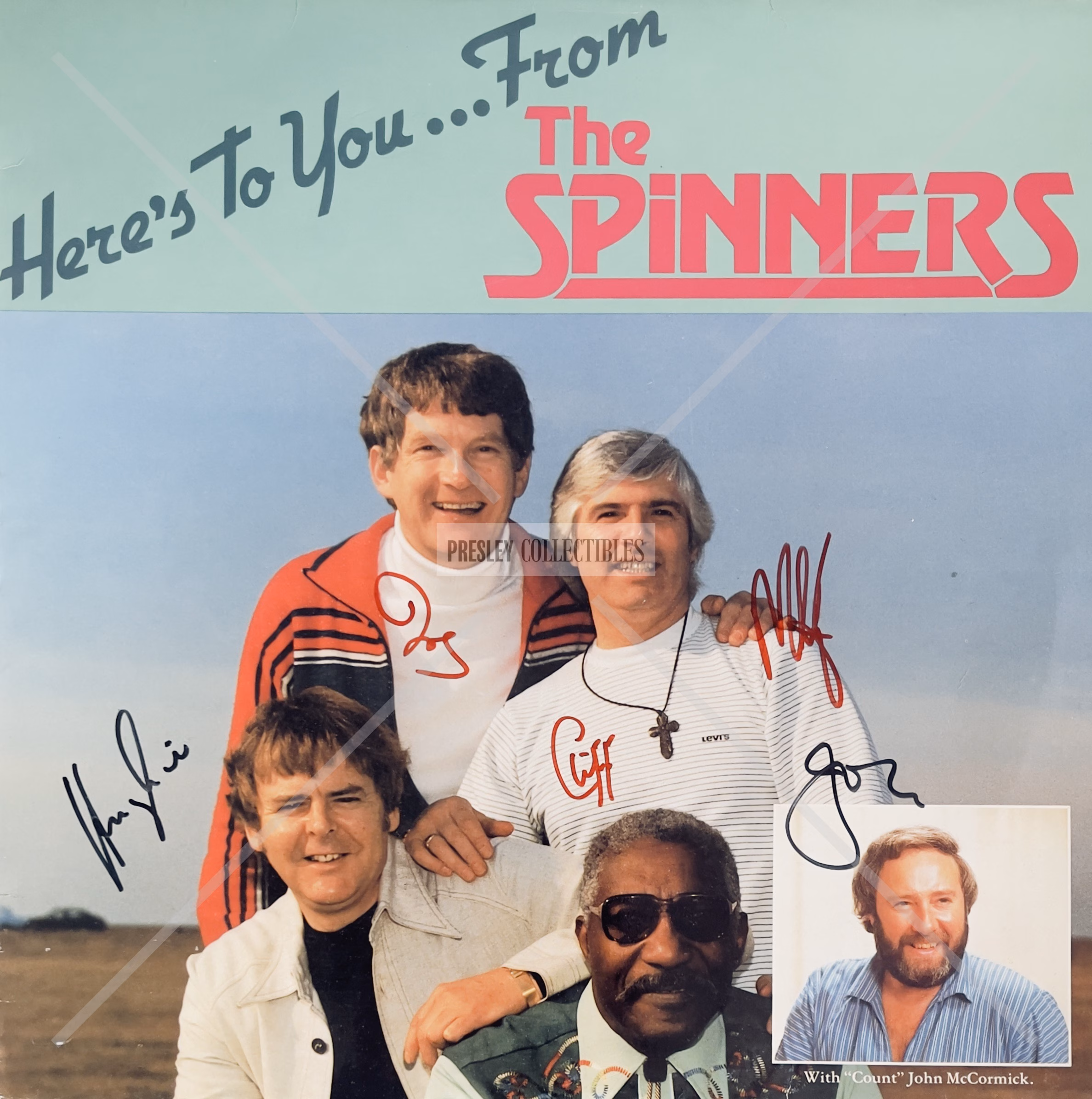 The Spinners Autographs