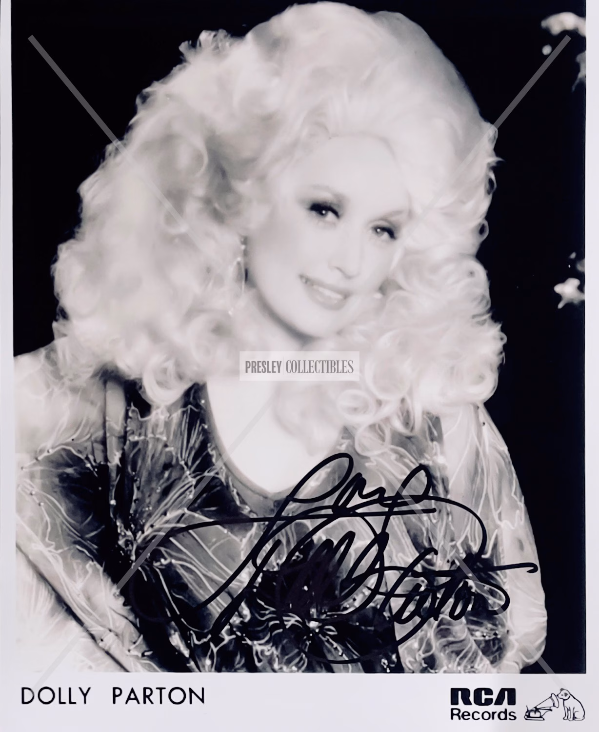 Autographed Dolly Parton Photo