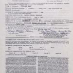 Martha High Autograph hand-signed AFTRA concert contract featuring official Certificate of Authenticity.