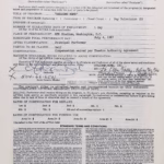 Catherine Bach Autograph: Authenticated 1987 AFTRA contract, twice signed. Includes COA & 90-day guarantee. Secure this signed contract at Presley Collectibles