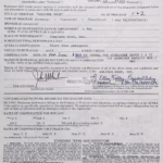 John Harlan Autograph hand‑signed AFTRA contract featuring Certificate of Authenticity and worldwide shipping.