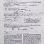 Danny Ray Autograph hand‑signed AFTRA contract featuring Certificate of Authenticity and worldwide shipping.