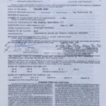 Blake Clark Autograph hand‑signed AFTRA contract (twice) featuring Certificate of Authenticity and worldwide shipping.