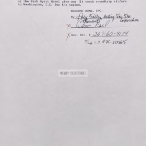 Chris Noel Autograph