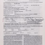 Peter Fonda Autograph hand‑signed AFTRA contract (twice) featuring Certificate of Authenticity and worldwide shipping.