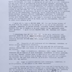 Rick Rosas Autograph hand-signed 1986 Welcome Home Vietnam Veterans Talent Release Form featuring Certificate of Authenticity.