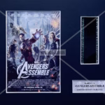 Avengers Assemble Film Cell limited‑edition mounted display with original film cell and plaque.