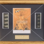 Raiders of The Lost Ark film cell display with COA included.