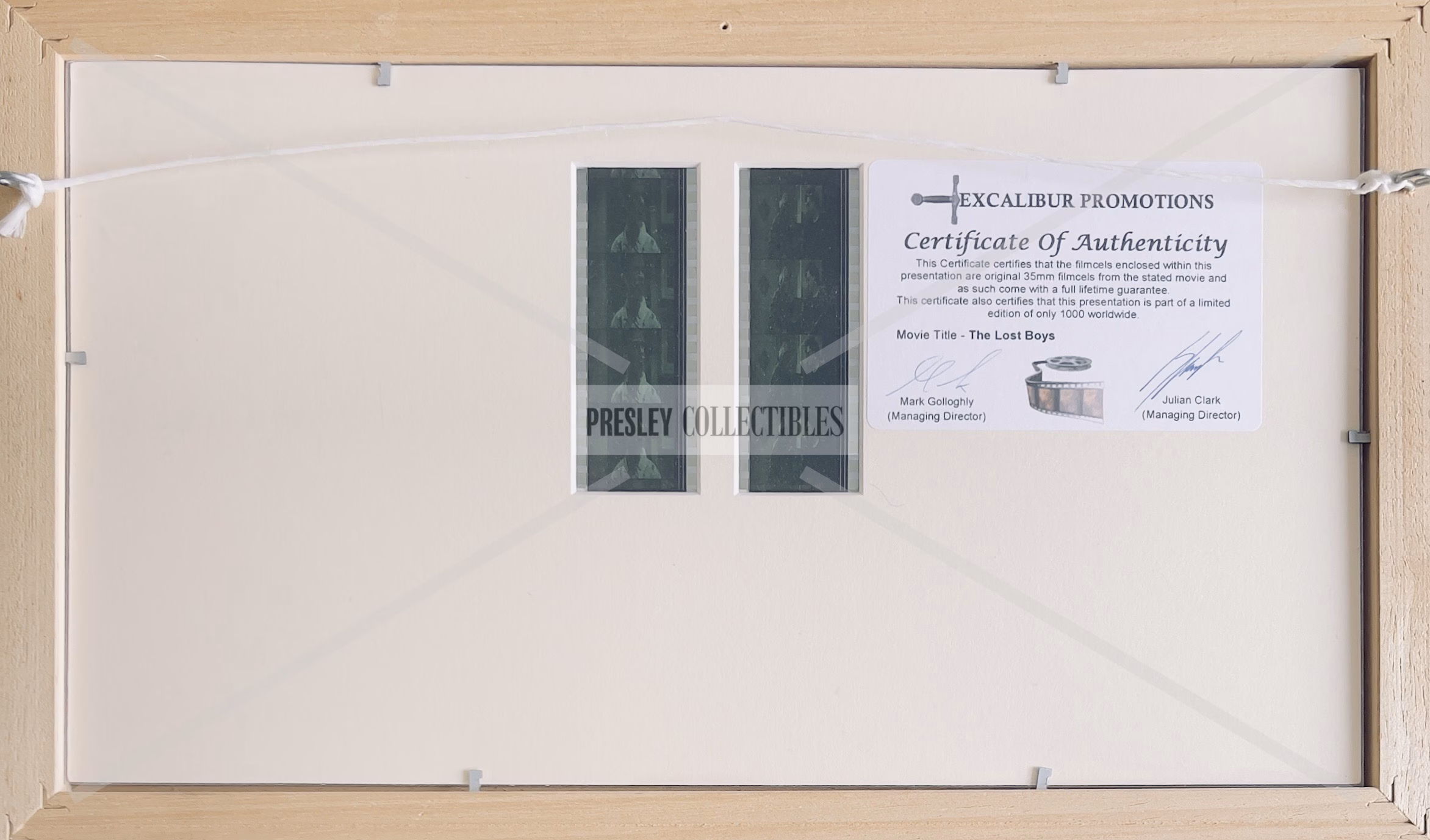 The Lost Boys Film Cells