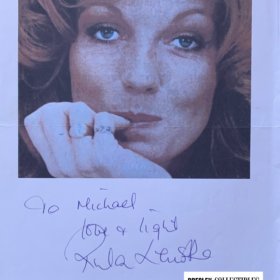 Rula Lenska Autograph