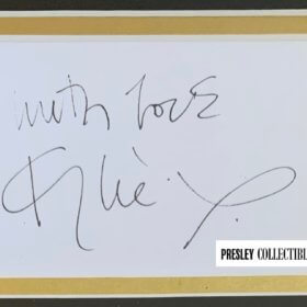 Kylie Minogue Autograph