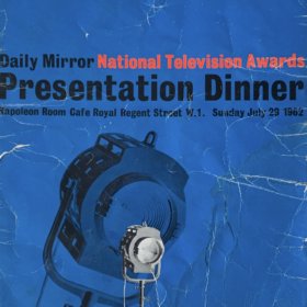 Signed National Television Awards 1962 Program