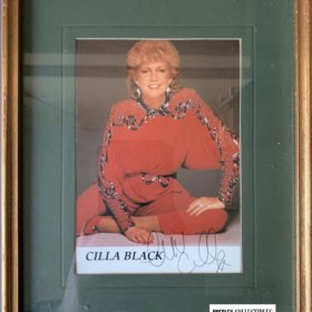 Cilla Black Autograph