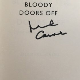 Michael Caine Hand Signed Book